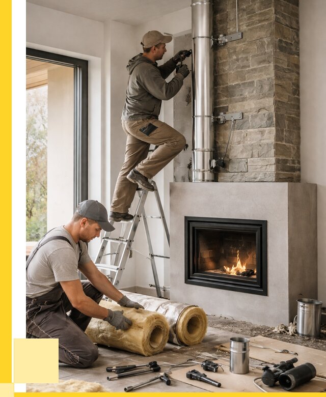 Монтаж дымоходов для каминов в Щербинке от 15273 р. ЭриданЩрб