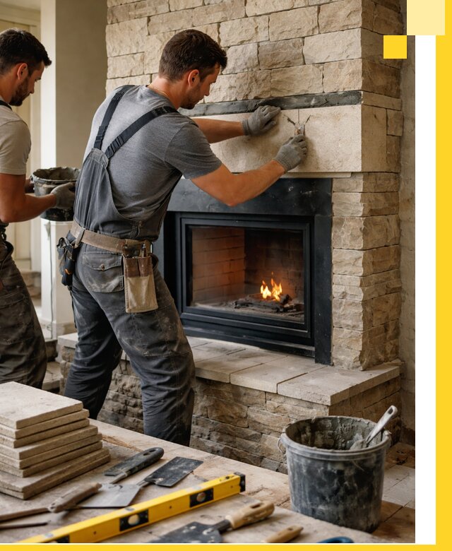 Проектирование и установка открытых каминов в Щербинке