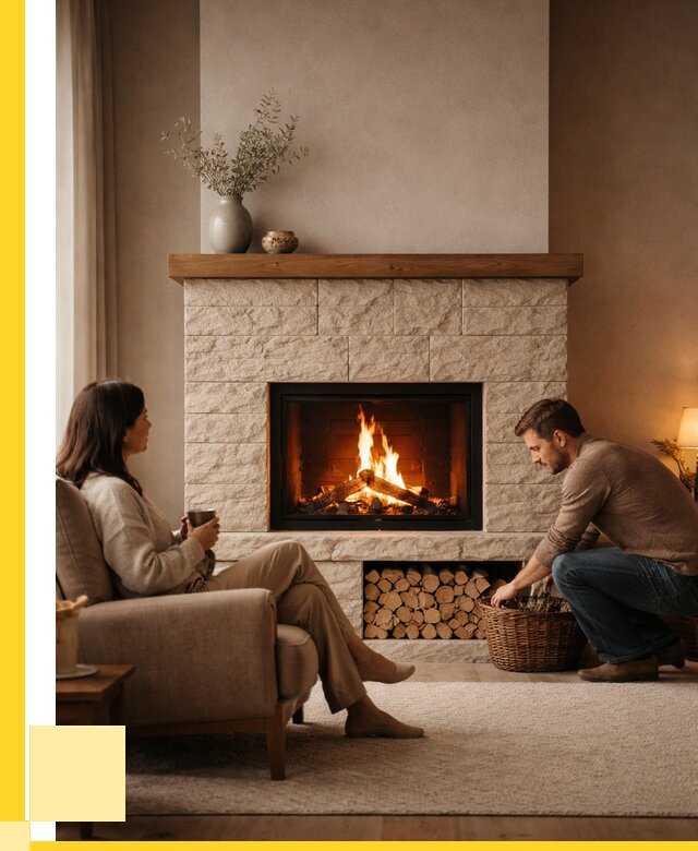 Камины для дома в Щербинке под ключ от 152730 р. | ЭриданЩрб