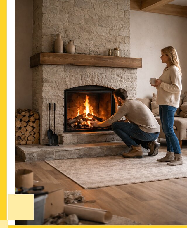 Камины для загородного дома в Щербинке от 356370 р., ЭриданЩрб