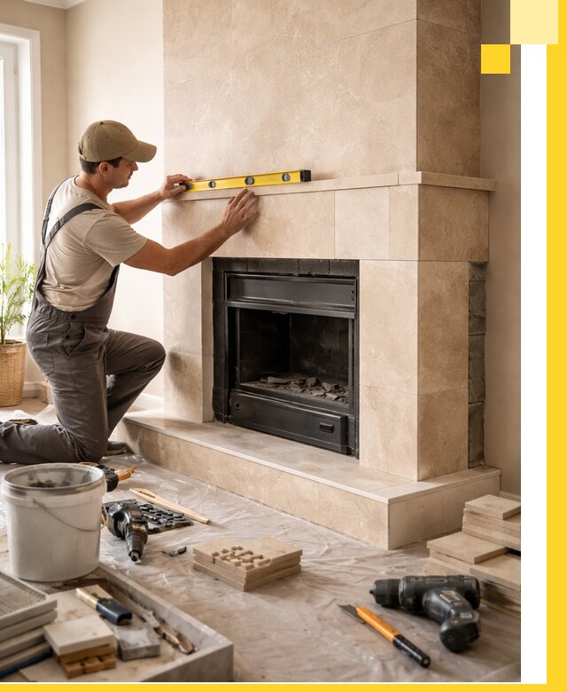 Установка и монтаж каминов в частном доме под ключ в Щербинке