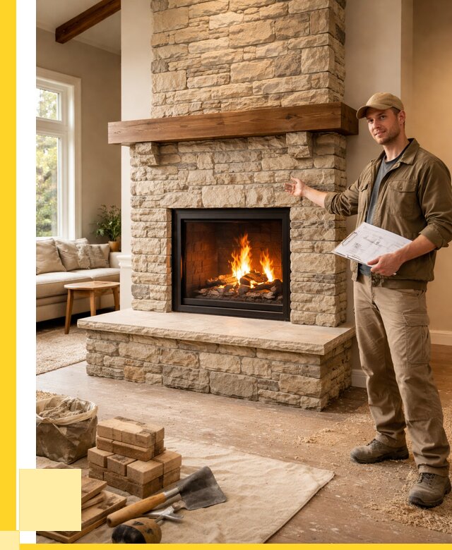 Камины под ключ в Щербинке от 183276 р. | ЭриданЩрб — установка