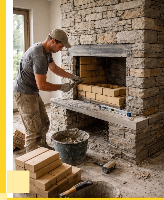 Кладка каминов и камина в Щербинке от 25455 р. ЭриданЩрб