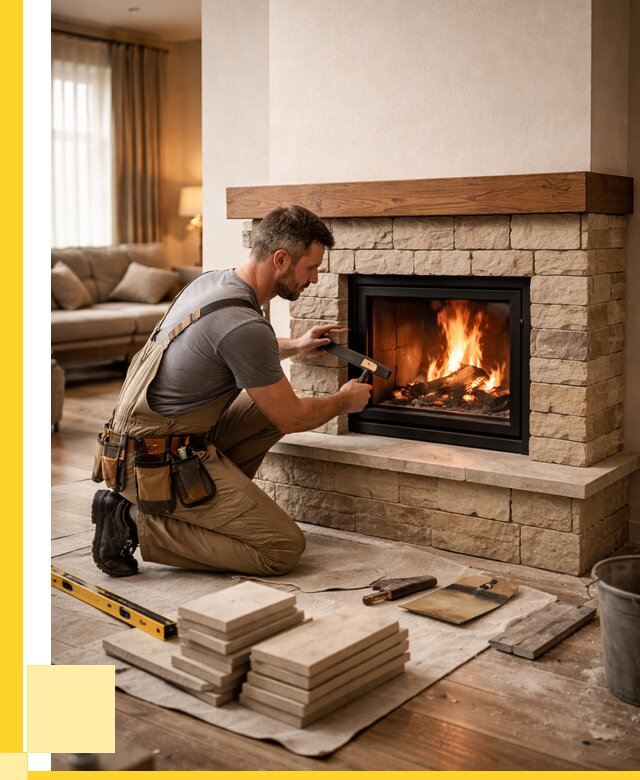 Строительство каминов в Щербинке от 152730 р., ЭриданЩрб - под ключ