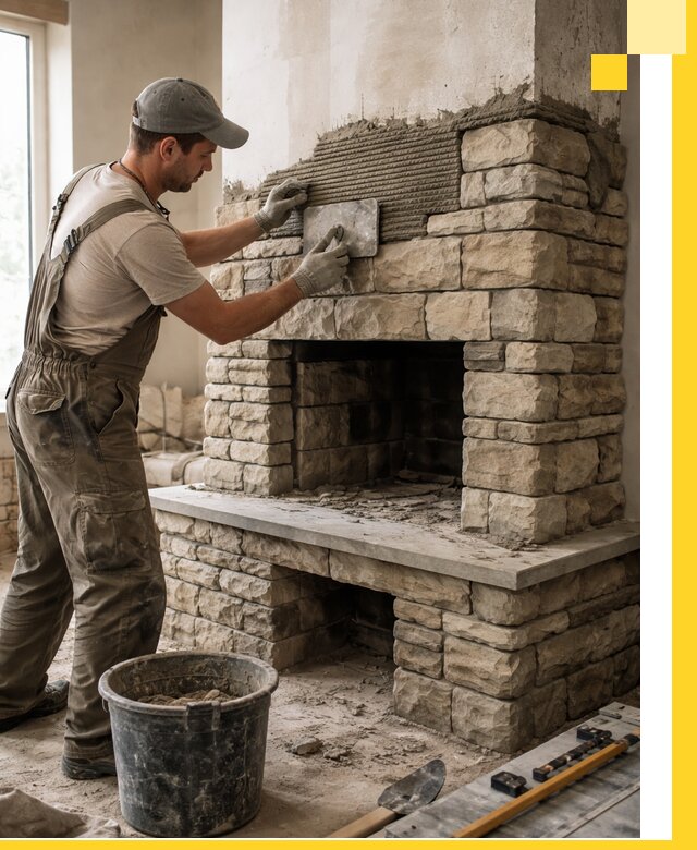 Строительство каминов под ключ в Щербинке от проектирования до монтажа