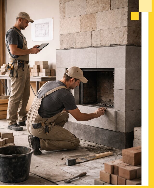 Индивидуальные проекты каминов и каминных систем в Щербинке