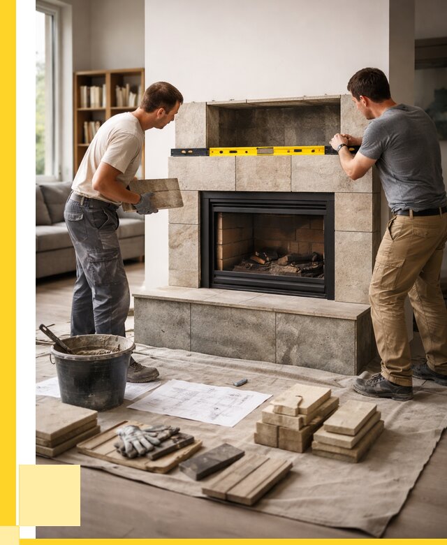 Монтаж каминов и установка в Щербинке от 45819 р. | ЭриданЩрб