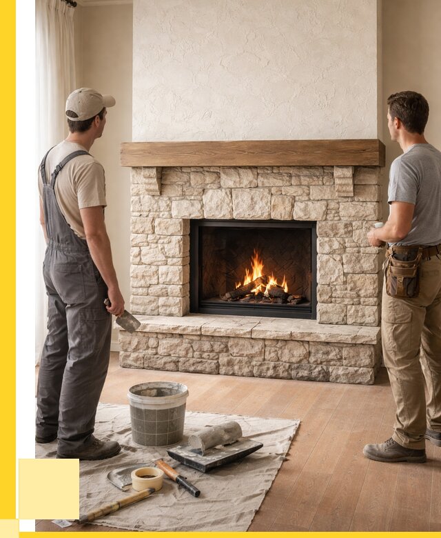 Отделка каминов в Щербинке от 6618 р. под ключ | ЭриданЩрб