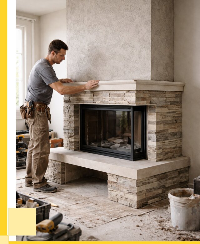 Изготовление каминов под ключ в Щербинке от 152730 р. | ЭриданЩрб