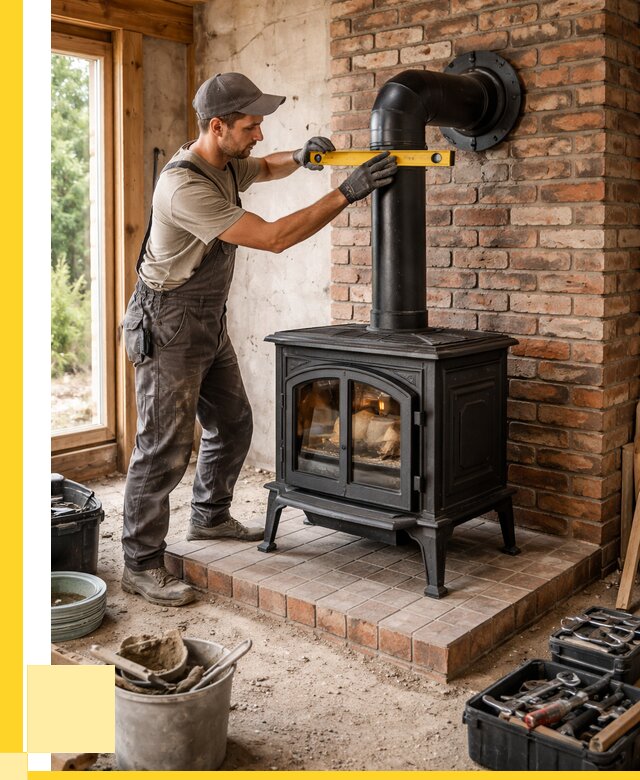 Монтаж печей установка банной печи в Щербинке от 15273 р. | ЭриданЩрб