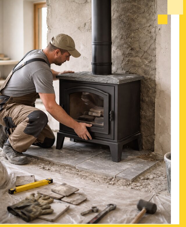 Профессиональный монтаж печей и каминов в Щербинке под ключ