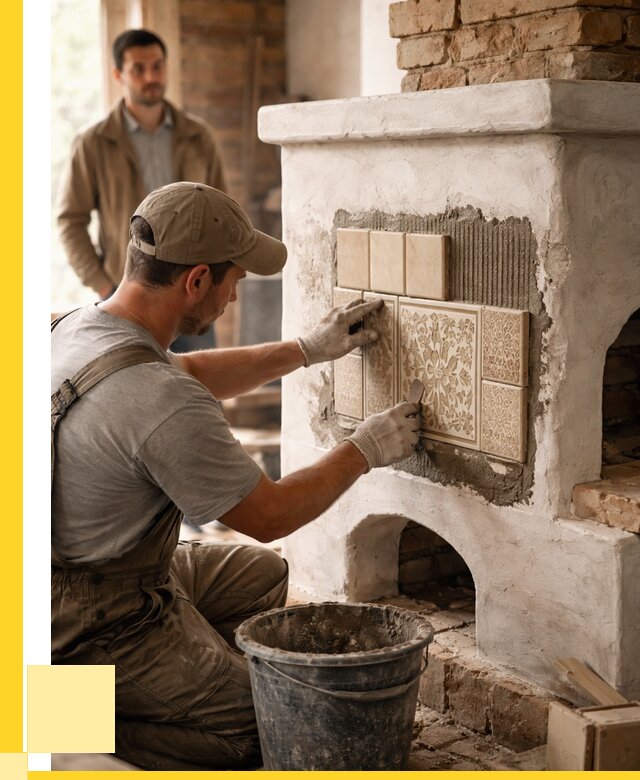 Отделка печей и банных печей в Щербинке от 35637 р. | ЭриданЩрб