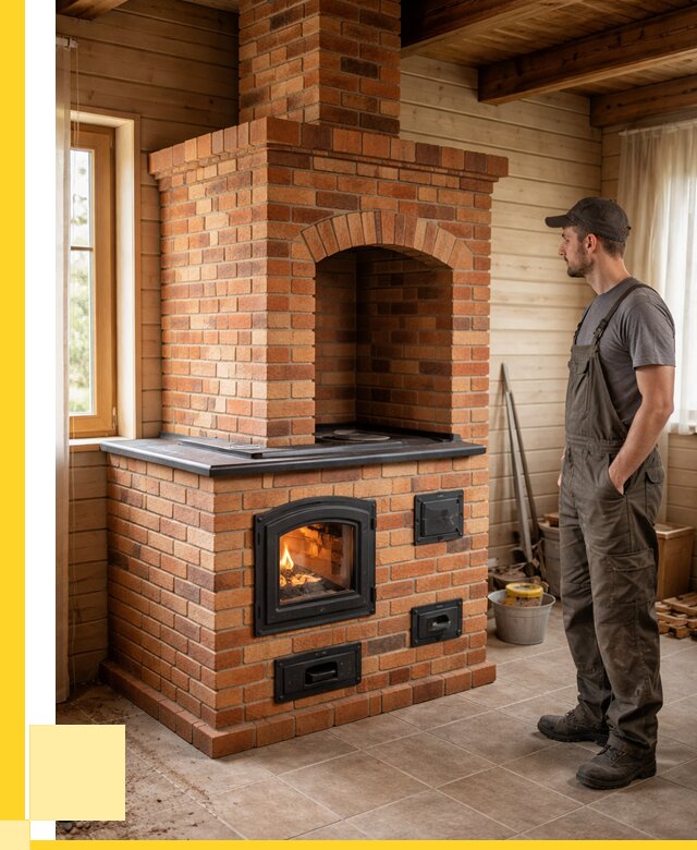 Кирпичные печи в Щербинке: купить от 152730 р. | ЭриданЩрб