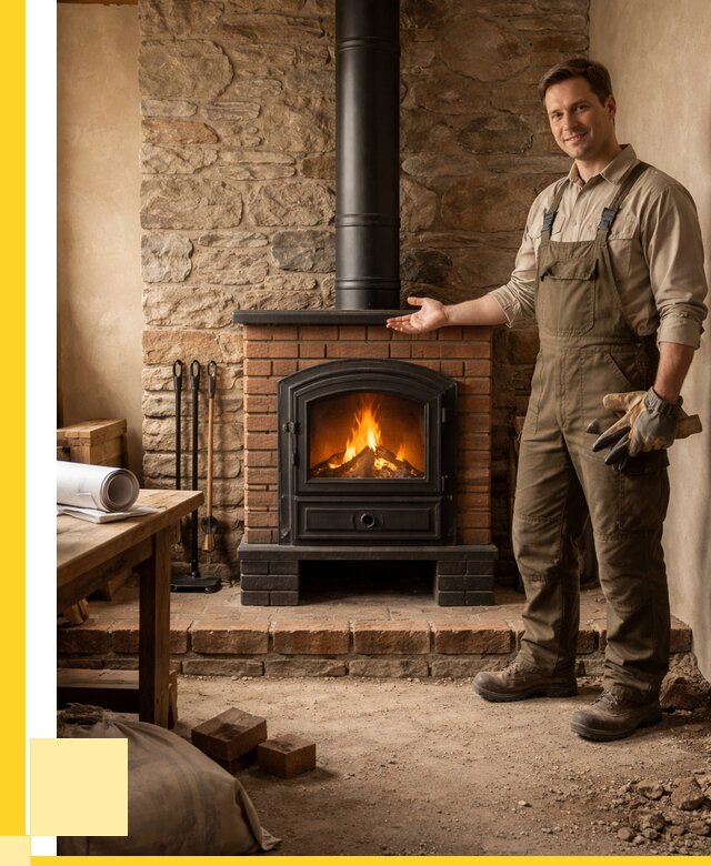 Печи отопительные из кирпича в Щербинке от 81456 р., ЭриданЩрб