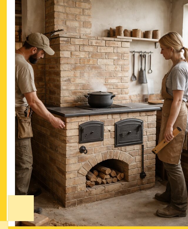 Варочно отопительные печи в Щербинке от 91638 р. | ЭриданЩрб