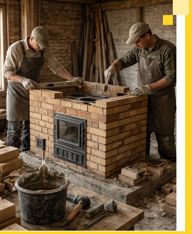 Изготовление и установка варочных печей под ключ в Щербинке