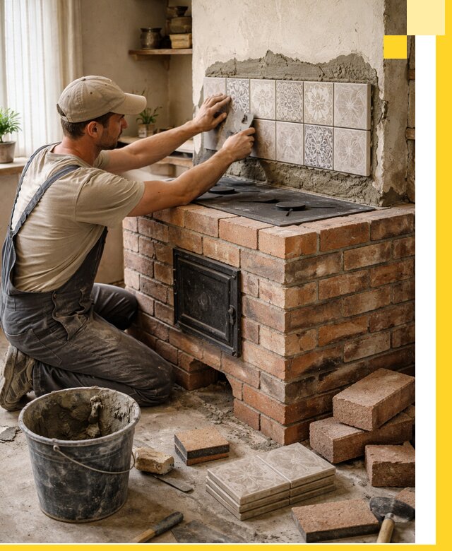 Печи с плитой на заказ монтаж гарантия и сервис в Щербинке