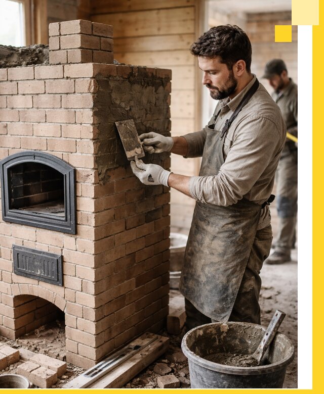 Изготовление и установка печей-шведок под ключ в Щербинке