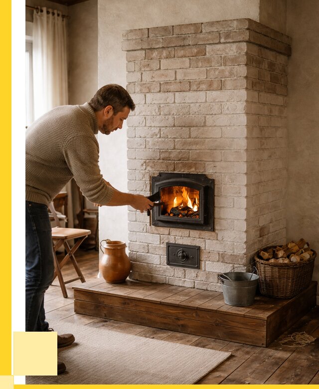 Печь голландка из кирпича в Щербинке от 86547 р. | ЭриданЩрб