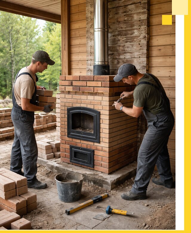 Производство и установка дачных печей под ключ в Щербинке