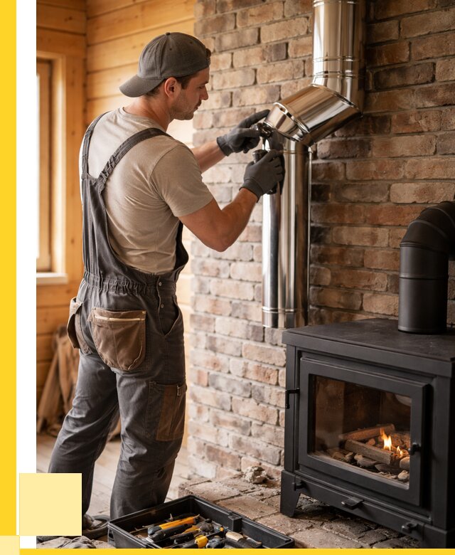 Монтаж дымоходов для печей в Щербинке от 7637 р. | ЭриданЩрб