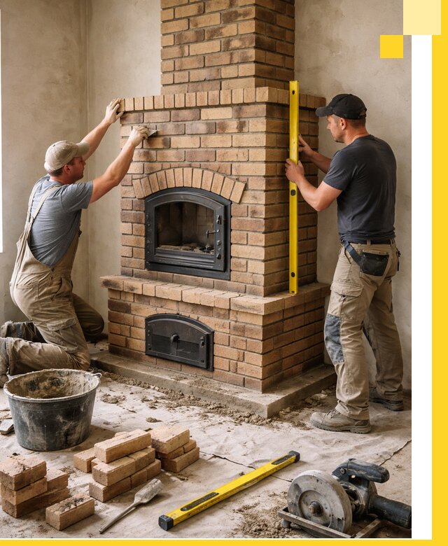 Продажа и установка печей и каминов для дома под ключ в Щербинке