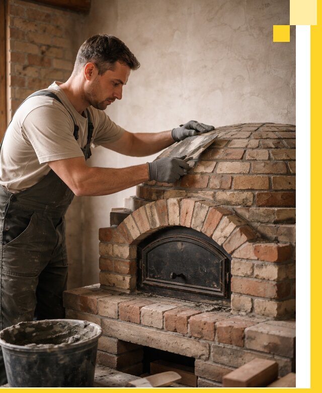 Изготовление и монтаж помпейских печей на заказ в Щербинке