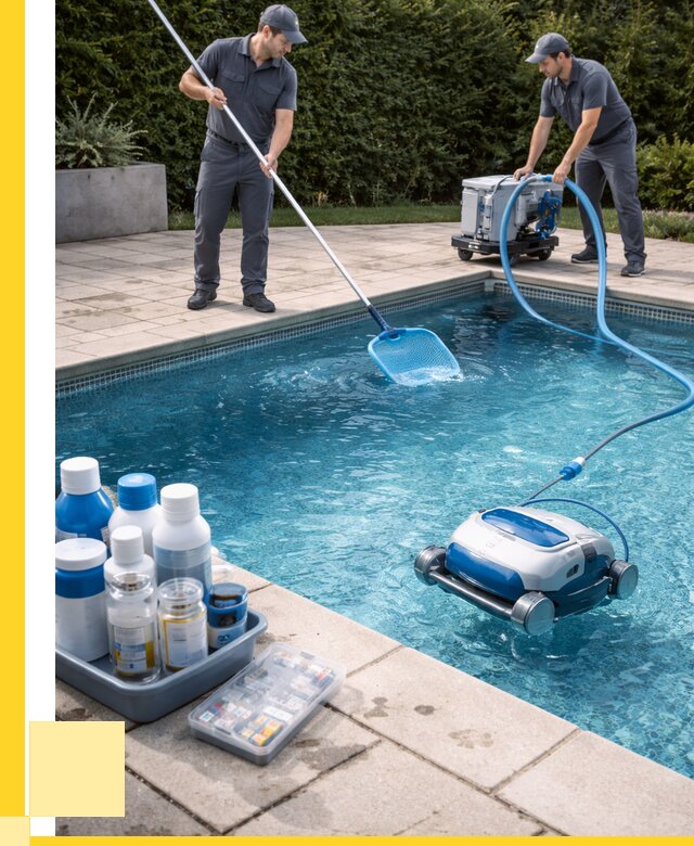 Чистка бассейнов в Щербинке роботами, от 4582 р. | ЭриданЩрб