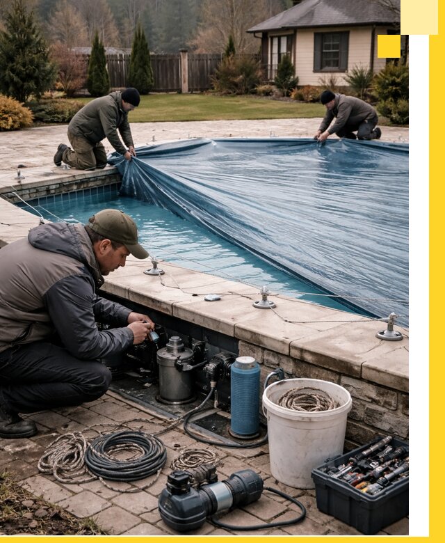 Консервация бассейнов в Щербинке: подготовка к длительному хранению