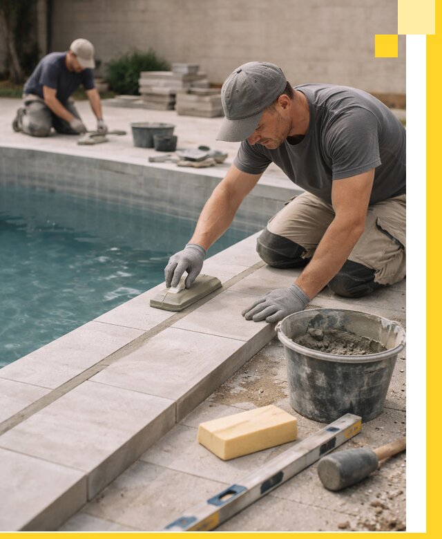 Отделка бассейнов в Щербинке: декоративная отделка и гидроизоляция