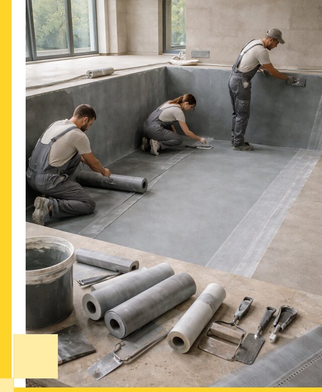 Гидроизоляция бассейнов в Щербинке от 2036 р., ЭриданЩрб