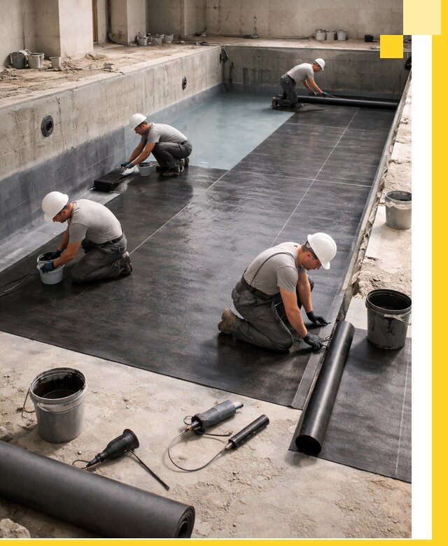 Профессиональная гидроизоляция бассейнов и чаш в Щербинке под ключ
