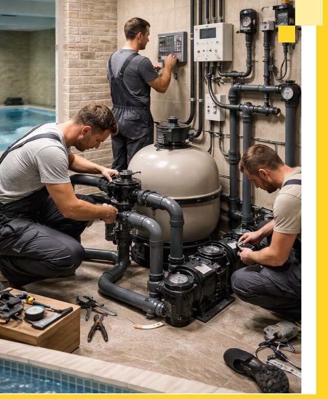 Комплексное оборудование для бассейнов под ключ в Щербинке