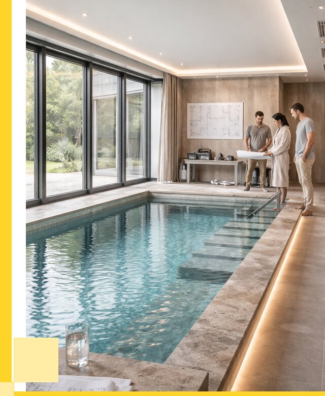 Закрытые бассейны под ключ в Щербинке от 2545500 р. | ЭриданЩрб