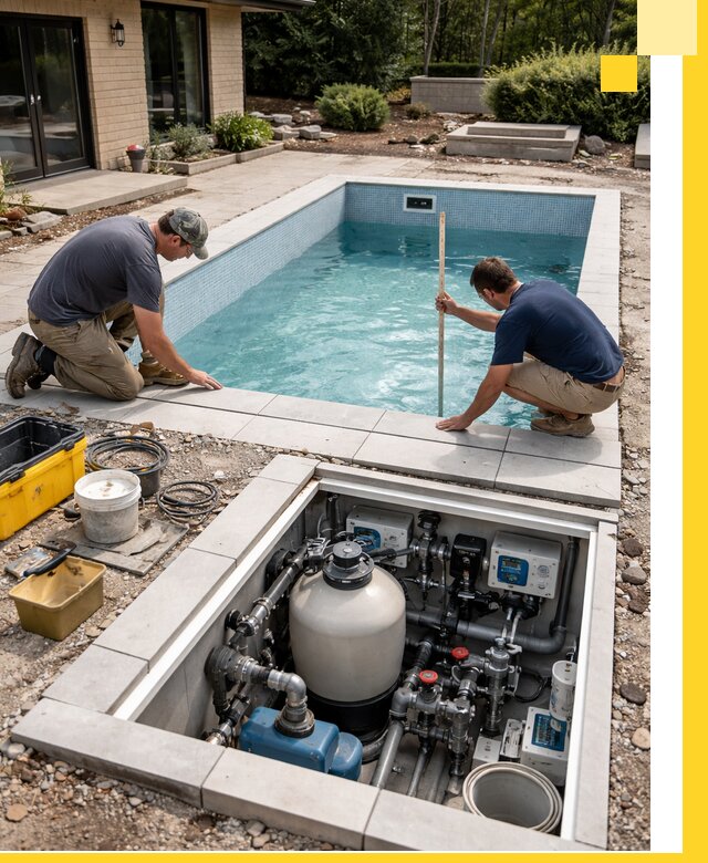 Строительство качественных домашних бассейнов под ключ в Щербинке