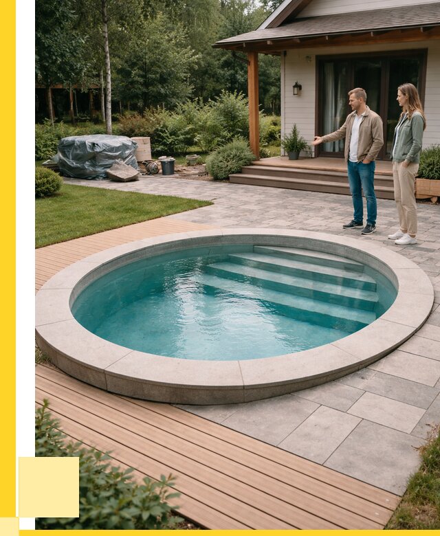 Бассейн на даче под ключ в Щербинке от 203640 р., ЭриданЩрб