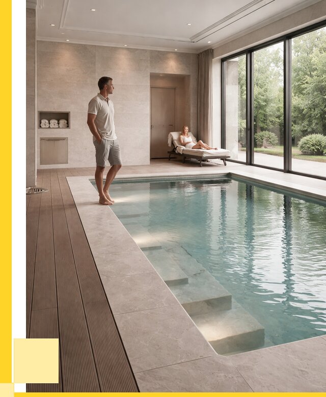 Бассейны в коттедже под ключ в Щербинке от 1221840 р. | ЭриданЩрб