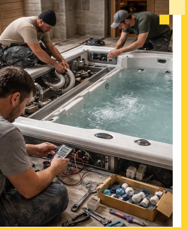 Гидромассажные бассейны под ключ в Щербинке, дизайн и монтаж