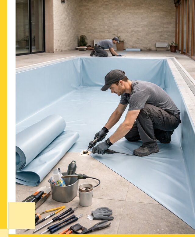 Пленка ПВХ для бассейнов в Щербинке от 2546 р. | ЭриданЩрб