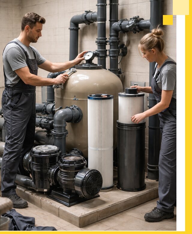 Фильтры и системы фильтрации для бассейнов в Щербинке