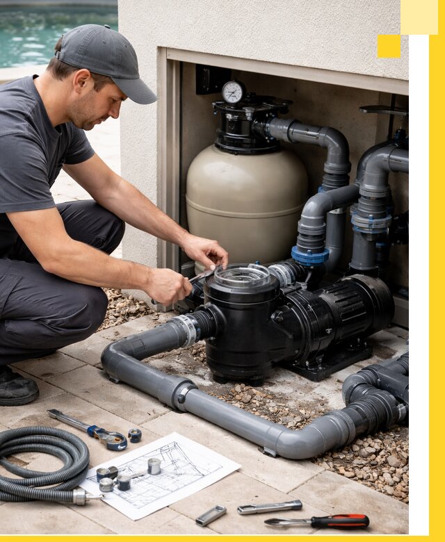 Поставка, монтаж и сервис насосов для бассейнов в Щербинке