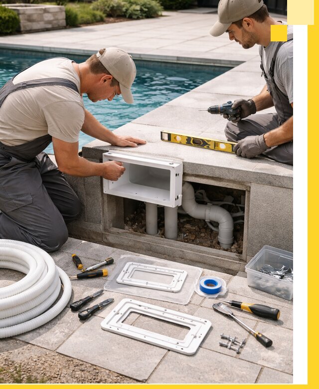 Поставка и установка скиммеров для бассейнов в Щербинке