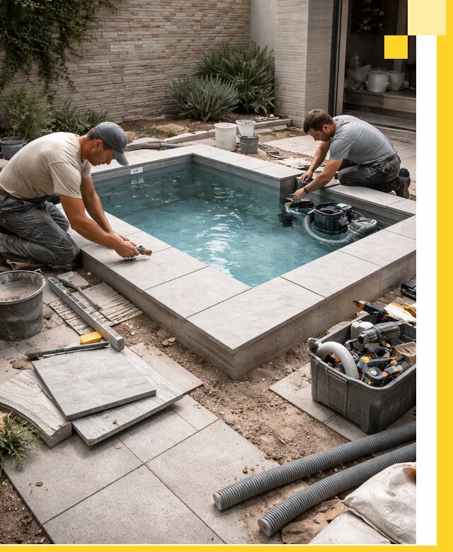 Мини бассейны под ключ в Щербинке, дизайн и установка