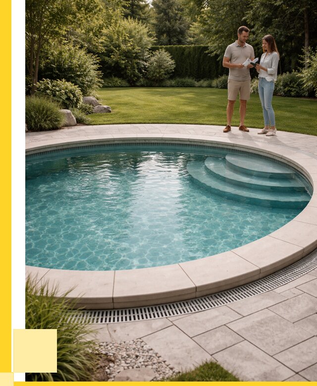 Круглые каркасные бассейны купить в Щербинке от 254550 р. | ЭриданЩрб