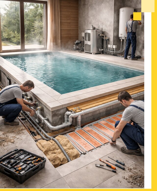 Проектирование и строительство тёплых бассейнов в Щербинке