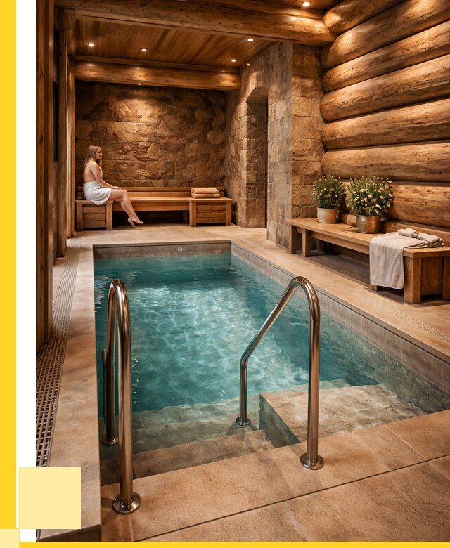 Аренда бани с бассейном в Щербинке от 1527300 р. | ЭриданЩрб