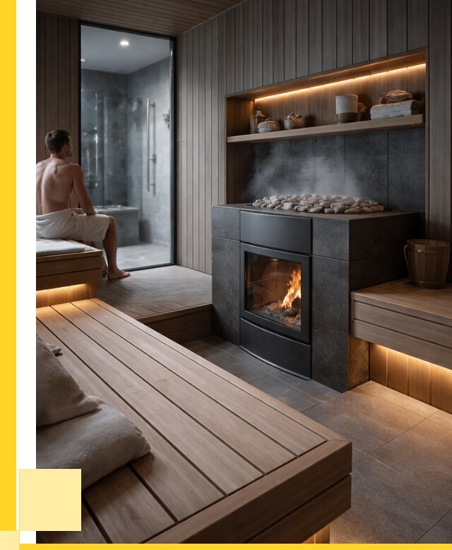 Проект сауны в частном доме в Щербинке от 35637 р. | ЭриданЩрб