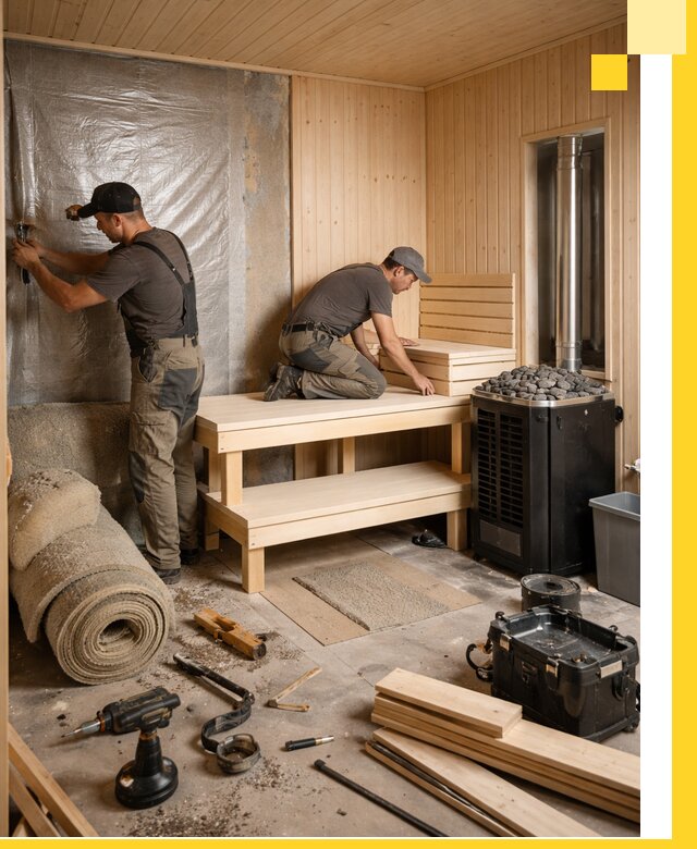 Проекты саун под ключ в Щербинке дизайн и строительство