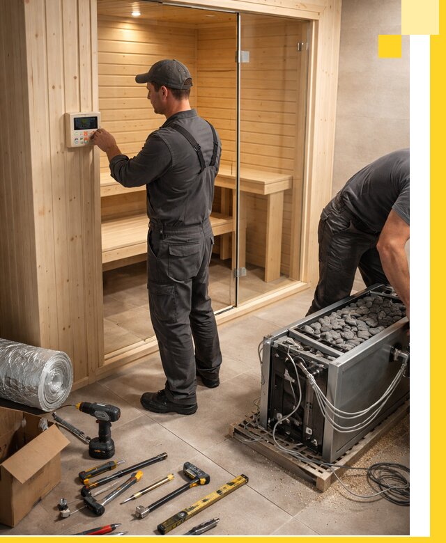 Поставка, установка и монтаж электрических саун в Щербинке