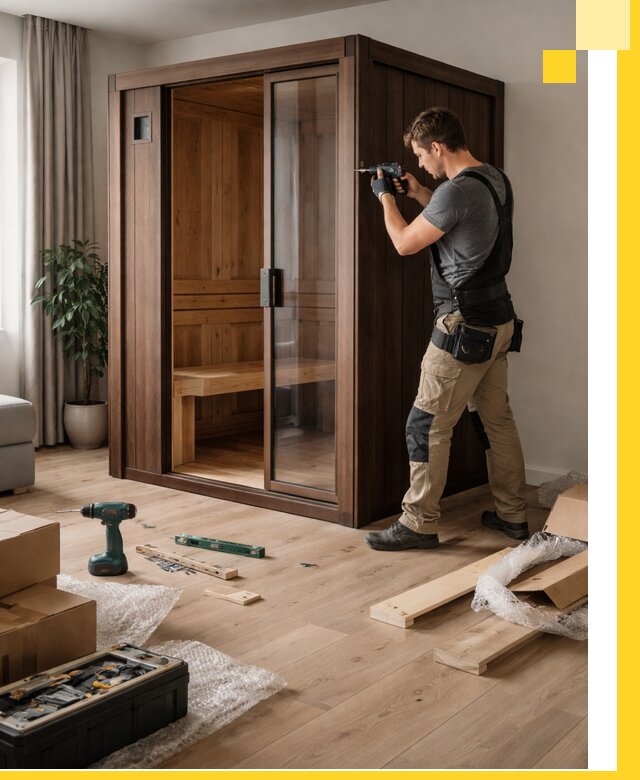 Установка и производство мини саун под ключ в Щербинке